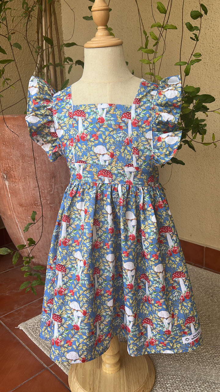 Crossover flutter Shroom and Berries Dress