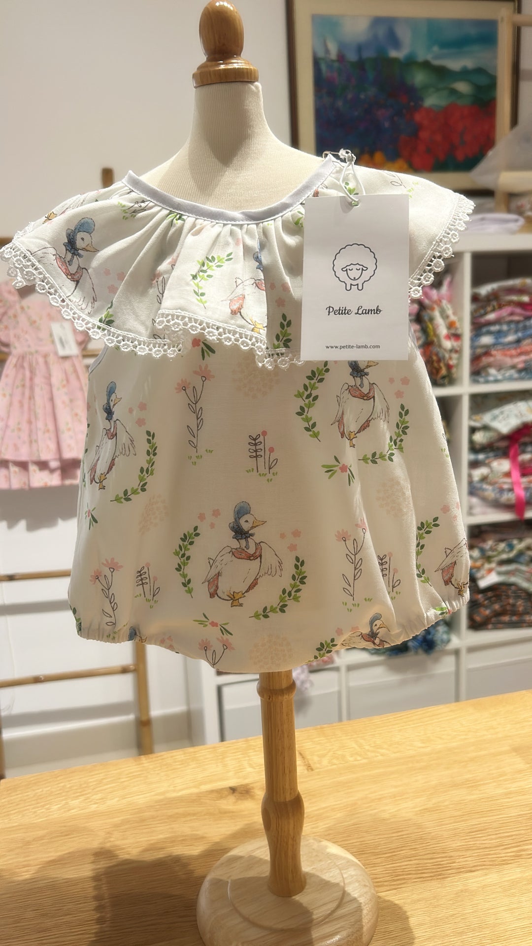 Sweet little duckling romper