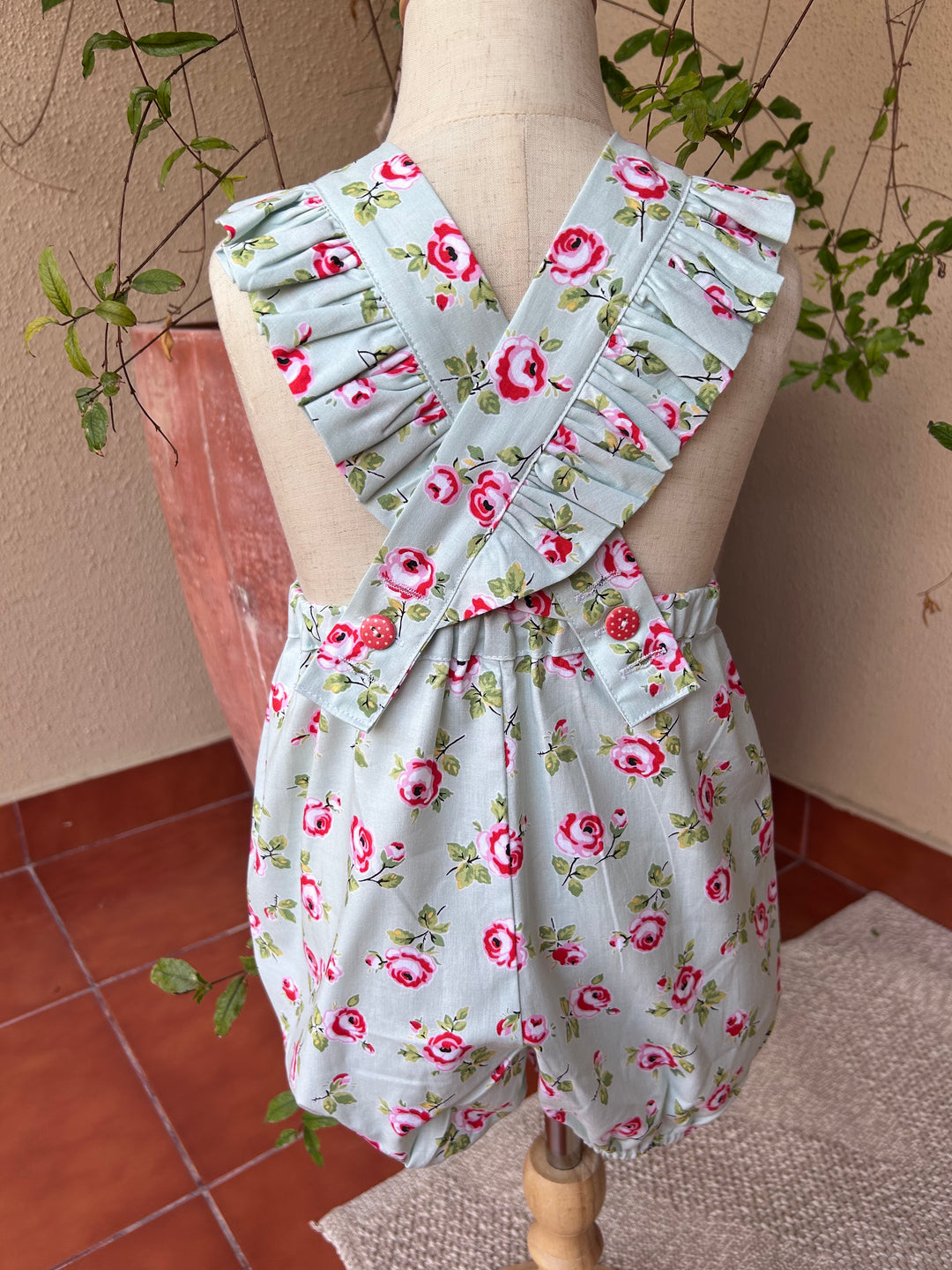 Floral Crossover Romper