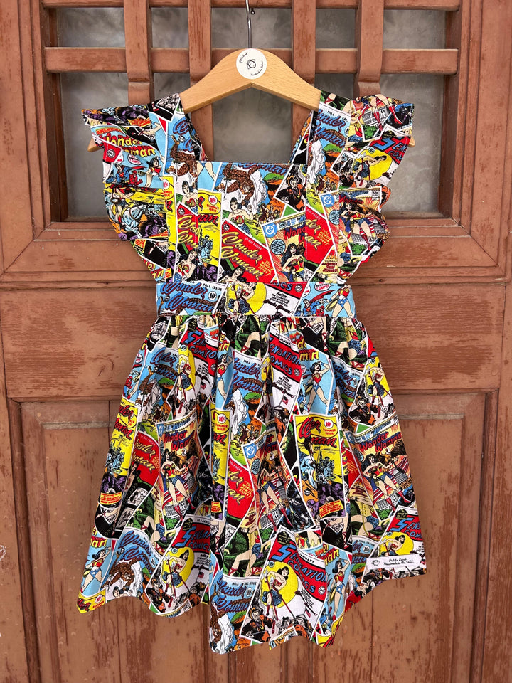 Crossover flutter dress In Wondar Women