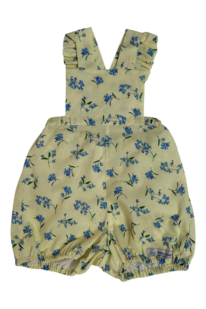 Golden Blossom Yellow Romper