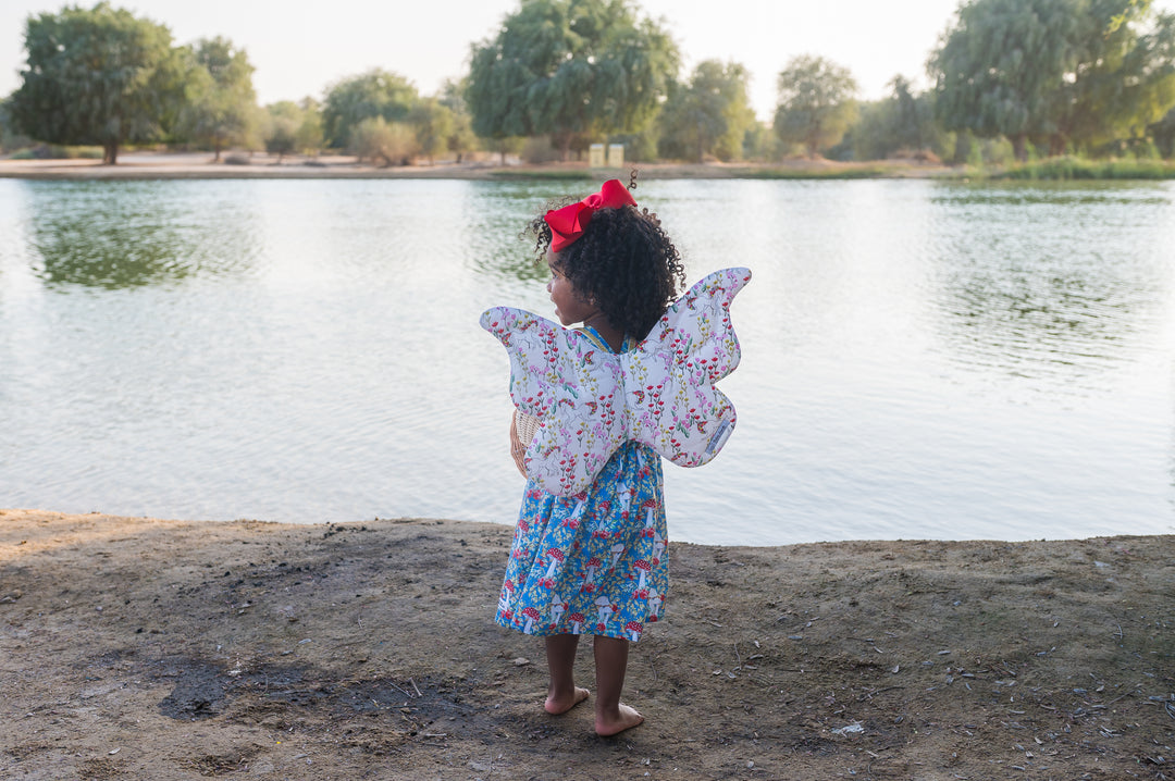 Crossover flutter Shroom and Berries Dress