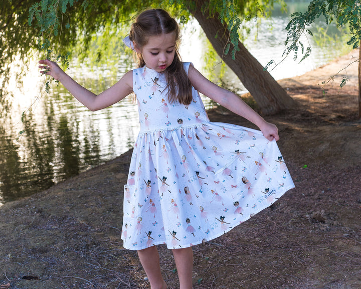Ballerina Dress in white