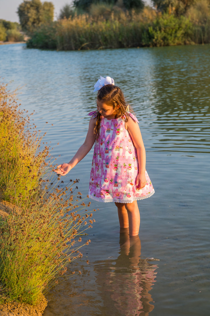 Llama reversible dress