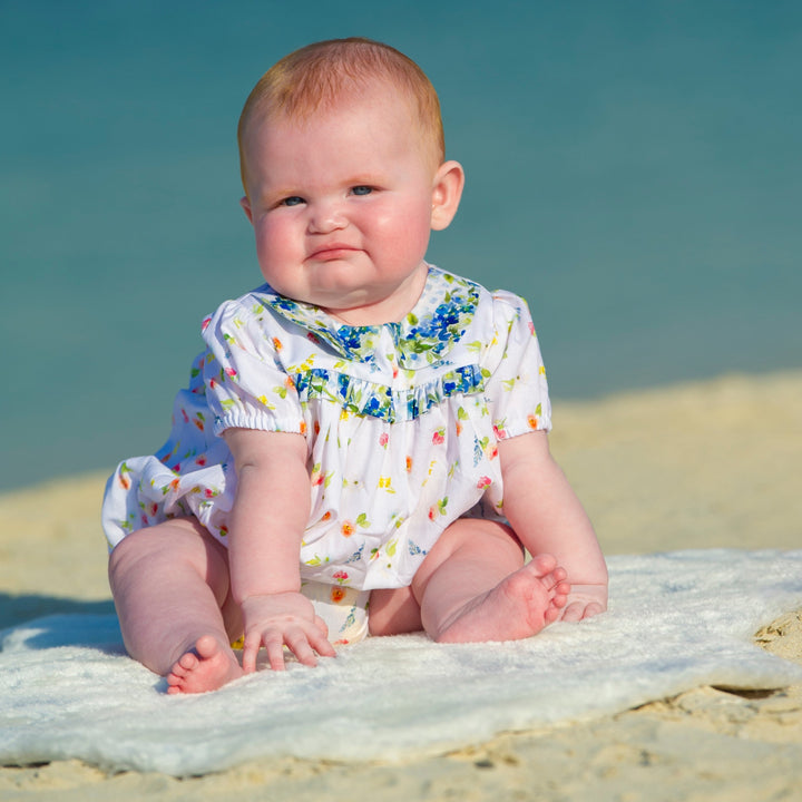 Petite Lamb Couture Floreo Romper