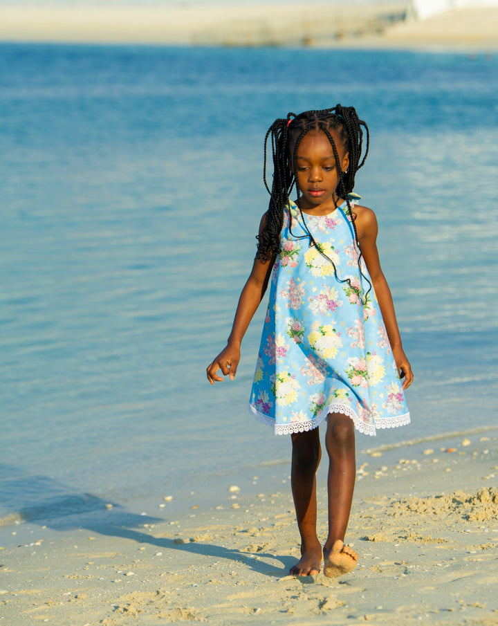 Golden Blossom Reversible Dress