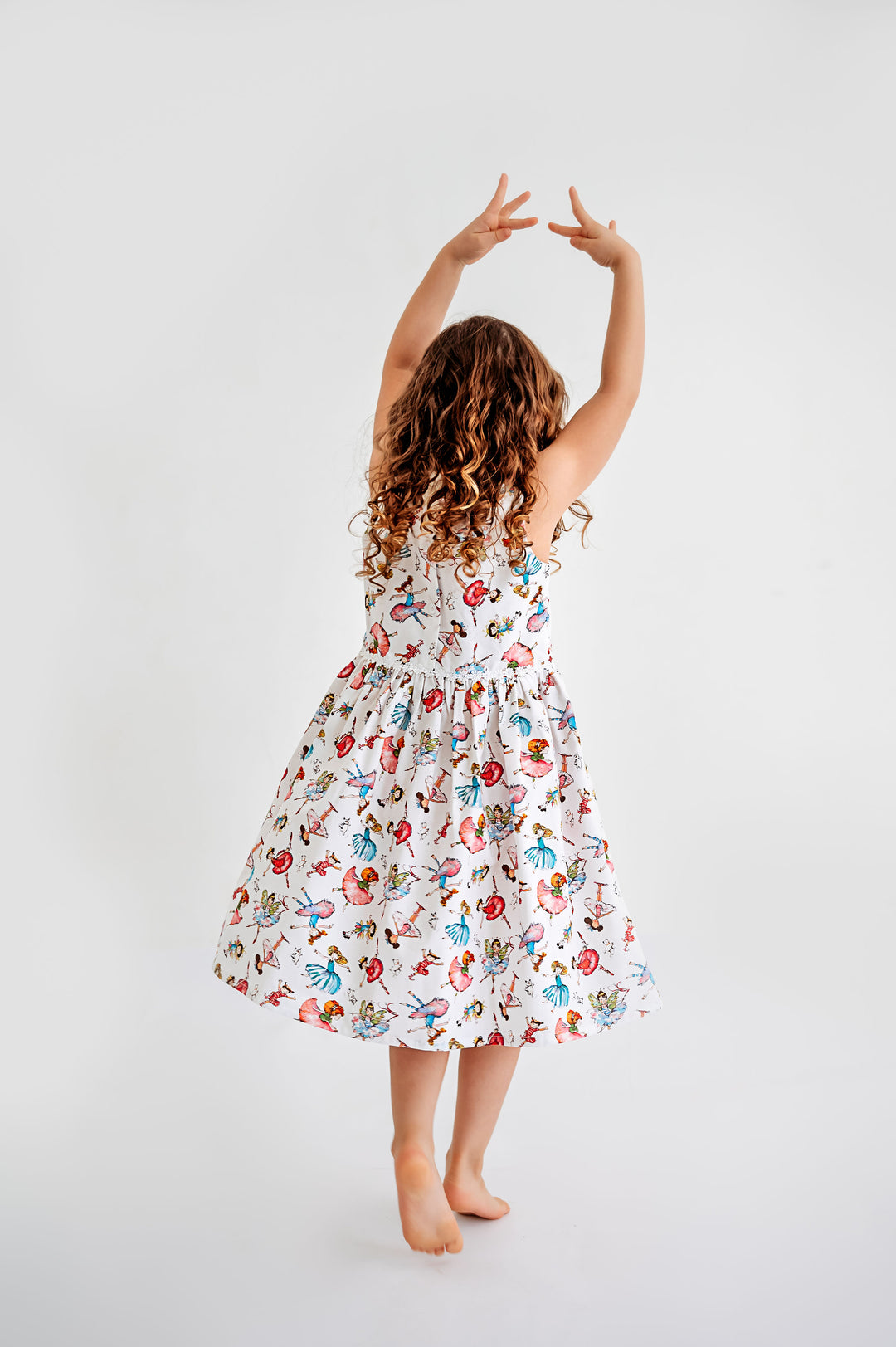 Ballerina Print Dress