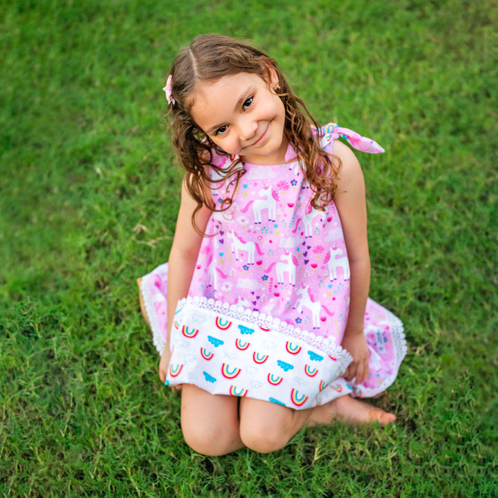 Unicorn Rainbow Reversible Dress